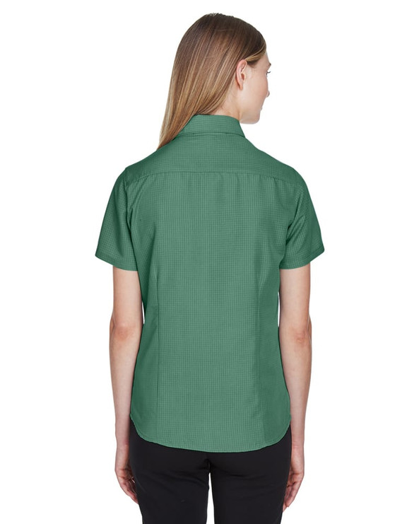 Harriton M560W - Ladies Barbados Textured Camp Shirt