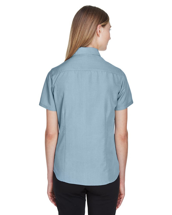 Harriton M560W - Ladies Barbados Textured Camp Shirt
