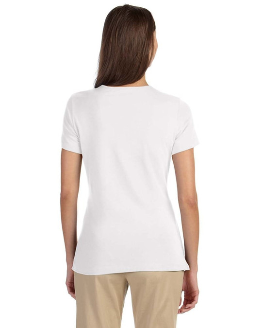 Devon & Jones DP182W - Perfect Fit Ladies Shell T-Shirt
