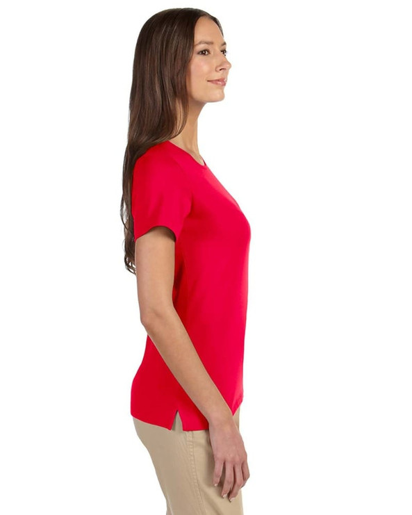 Devon & Jones DP182W - Perfect Fit Ladies Shell T-Shirt