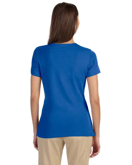 Devon & Jones DP182W - Camiseta Shell para Dama Perfect Fit
