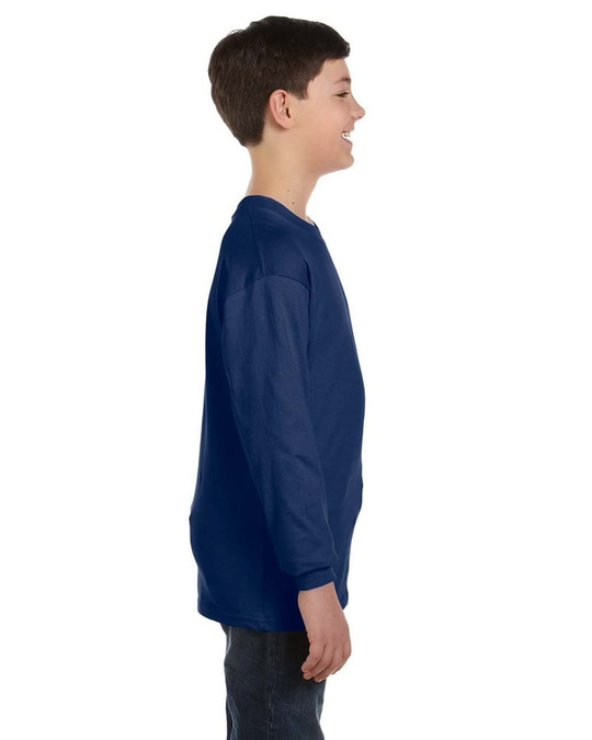 Gildan G540B - T-shirt à manches longues pour jeunes en coton épais 5,3 oz.