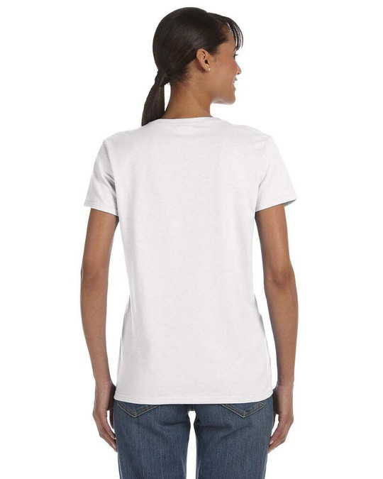 Gildan G500L - T-shirt ajusté pour femme en coton épais 5,3 oz.
