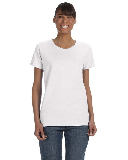 Gildan G500L - T-shirt ajusté pour femme en coton épais 5,3 oz.