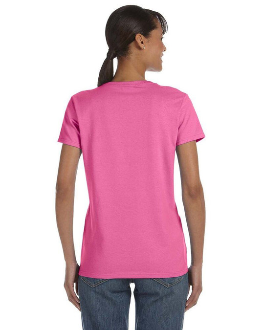 Gildan G500L - T-shirt ajusté pour femme en coton épais 5,3 oz.