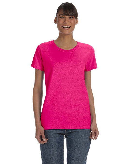 Gildan G500L - T-shirt ajusté pour femme en coton épais 5,3 oz.