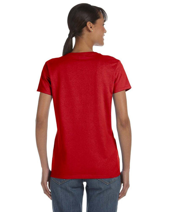 Gildan G500L - T-shirt ajusté pour femme en coton épais 5,3 oz.
