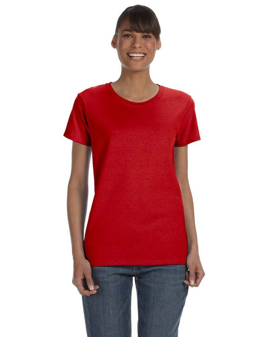 Gildan G500L - T-shirt ajusté pour femme en coton épais 5,3 oz.