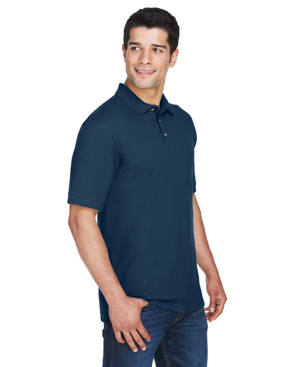 Harriton M200T - Tall 6 oz. Ringspun Cotton Piqué Short-Sleeve Polo