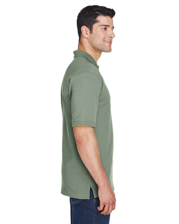 Harriton M200 - Men's 6 oz. Ringspun Cotton Piqué Short-Sleeve Polo
