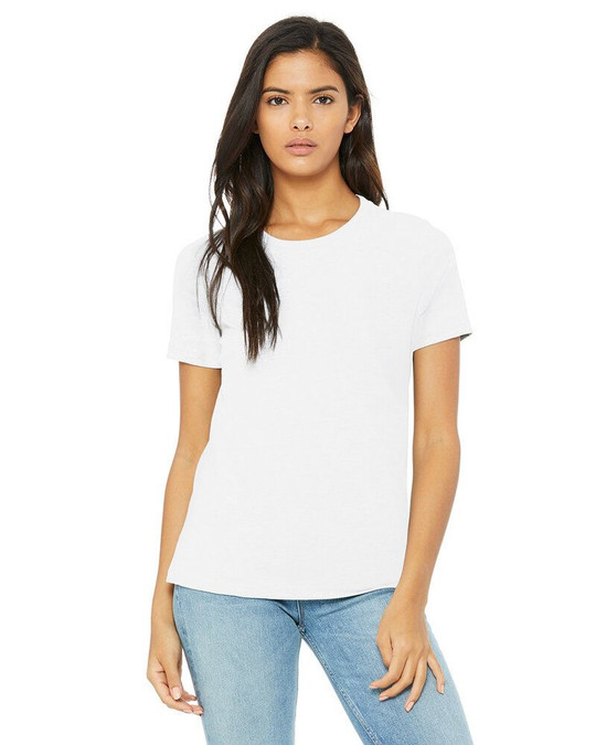 Bella+Canvas B6400 - T-shirt à manches courtes en jersey décontracté pour femmes