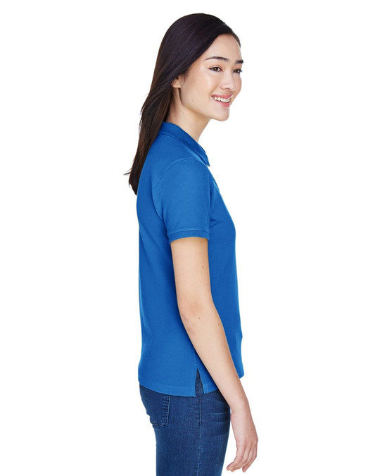 Harriton M200W - Ladies 6 oz. Ringspun Cotton Piqué Short-Sleeve Polo