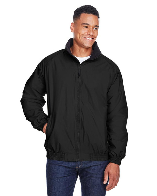Harriton M740 - Veste en nylon doublée de polaire