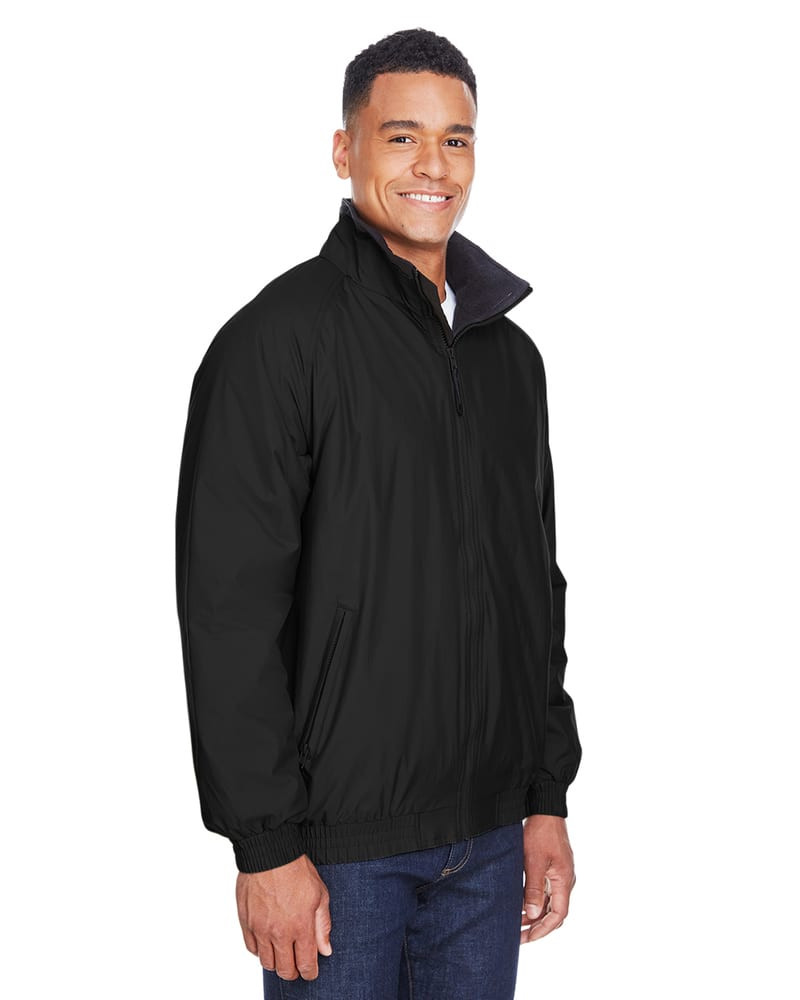 Harriton M740 - Fleece-Lined Nylon Jacket