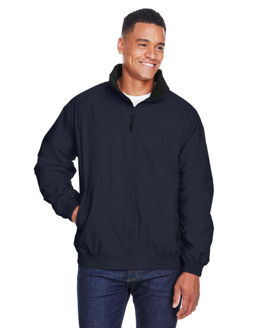 Harriton M740 - Veste en nylon doublée de polaire