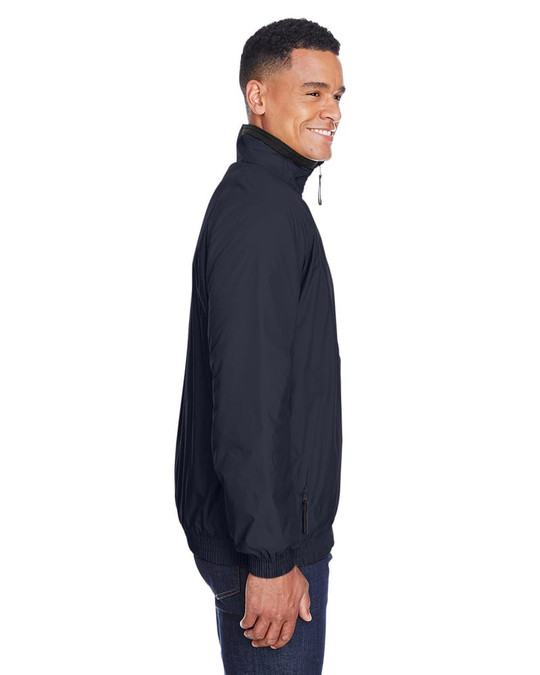 Harriton M740 - Veste en nylon doublée de polaire
