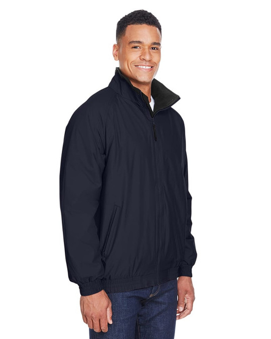 Harriton M740 - Veste en nylon doublée de polaire