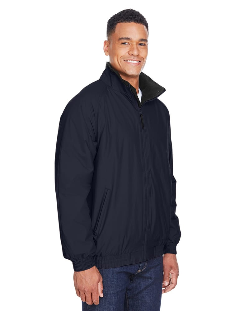 Harriton M740 - Fleece-Lined Nylon Jacket