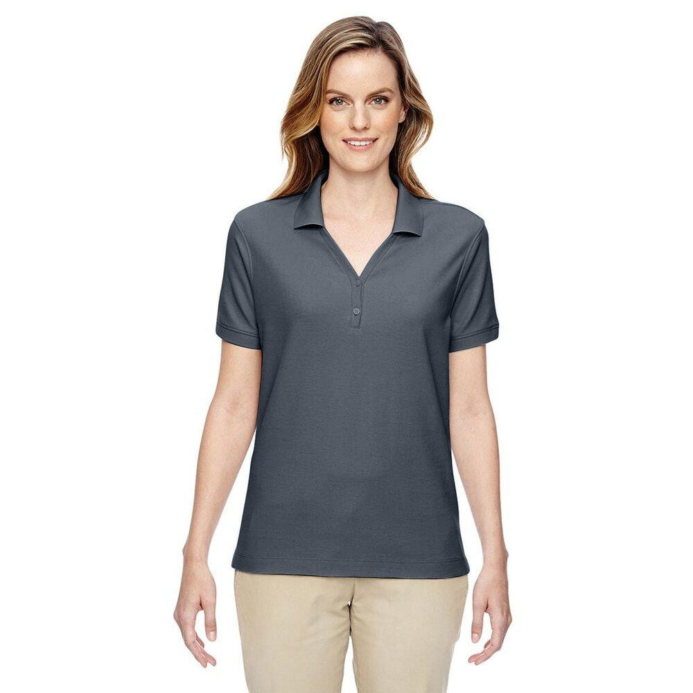Devon & Jones D100W - Ladies Pima Piqué Short-Sleeve Y-Collar Polo