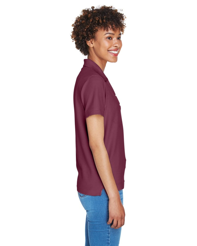 Devon & Jones D100W - Ladies Pima Piqué Short-Sleeve Y-Collar Polo