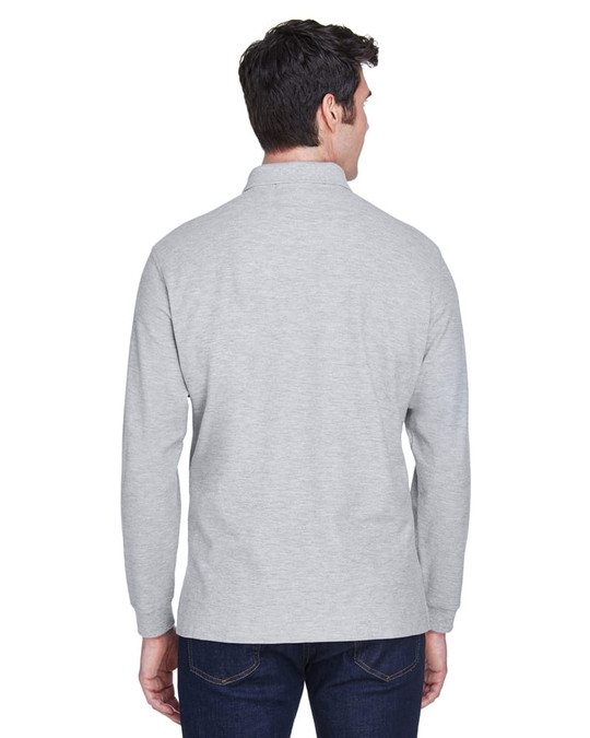 Devon & Jones D110 - Polo de manga larga Pima Piqué