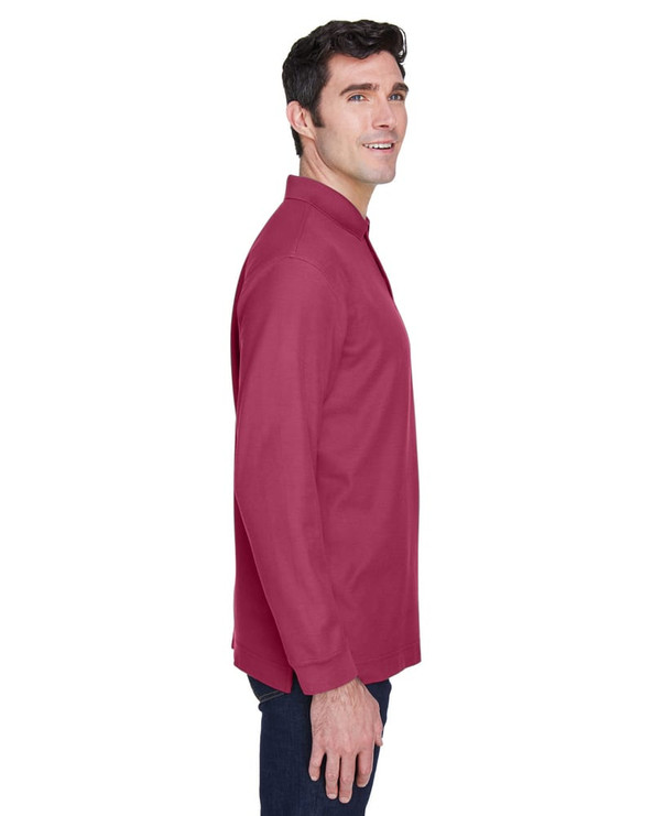 Devon & Jones D110 - Men's Pima Piqué Long-Sleeve Polo
