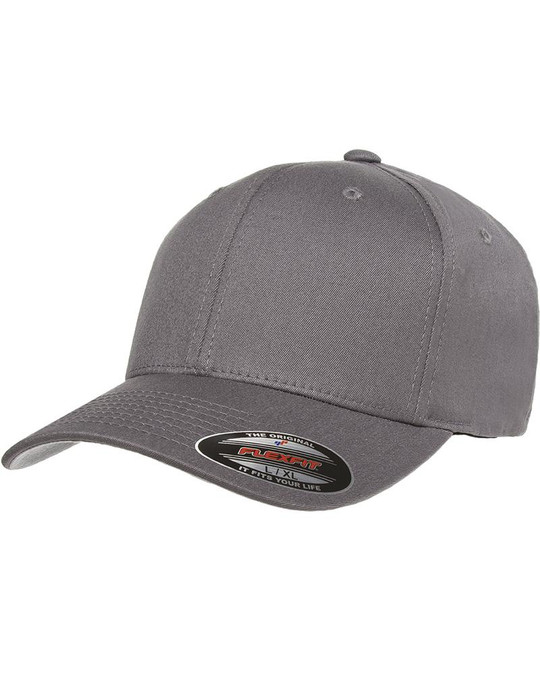 Flexfit 5001 - Casquette en sergé de coton à 6 panneaux structurée à profil moyen
