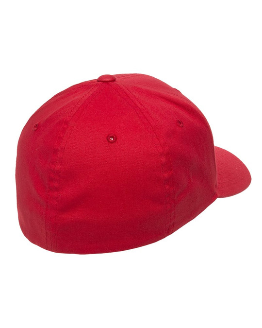 Flexfit 5001 - Casquette en sergé de coton à 6 panneaux structurée à profil moyen