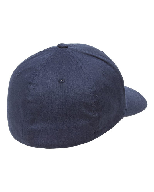Flexfit 5001 - Casquette en sergé de coton à 6 panneaux structurée à profil moyen