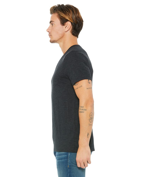 Bella+Canvas 3415C - t-shirt unisexe Triblend à manches courtes avec encolure en V