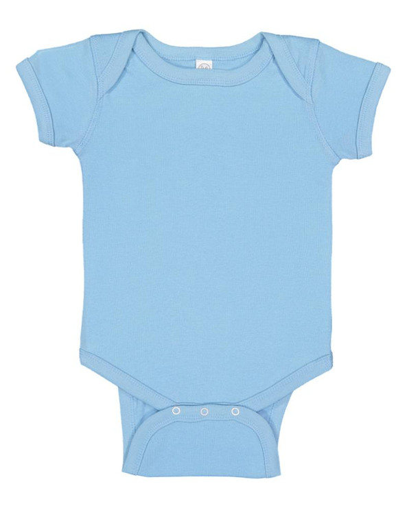Rabbit Skins 4400 - Infant 5 oz. Baby Rib Lap Shoulder Bodysuit