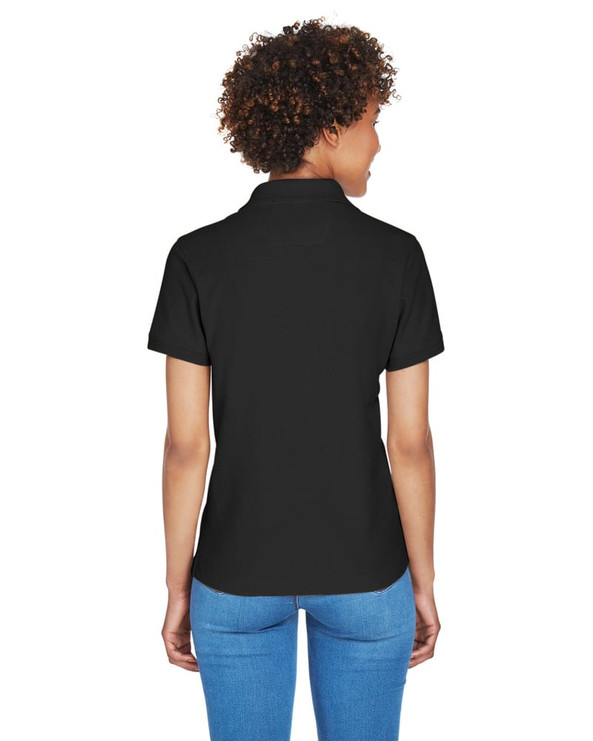 Devon & Jones D100W - Ladies Pima Piqué Short-Sleeve Y-Collar Polo