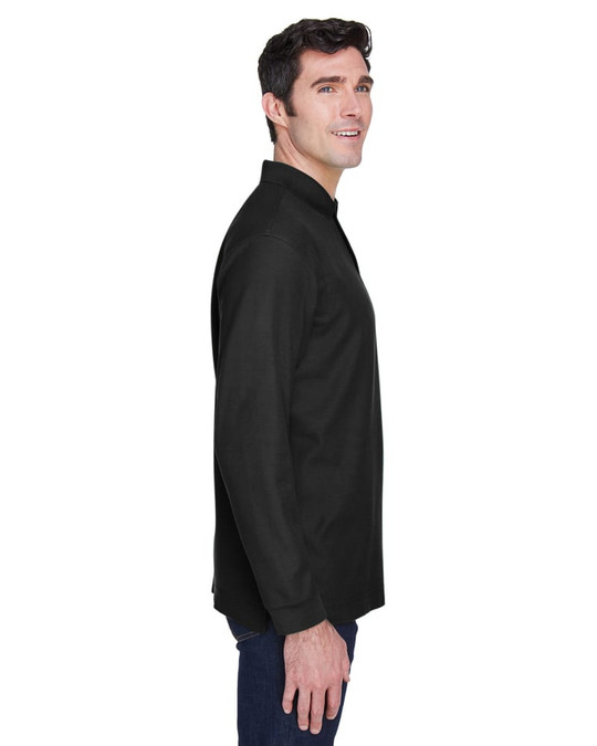 Devon & Jones D110 - Men's Pima Piqué Long-Sleeve Polo