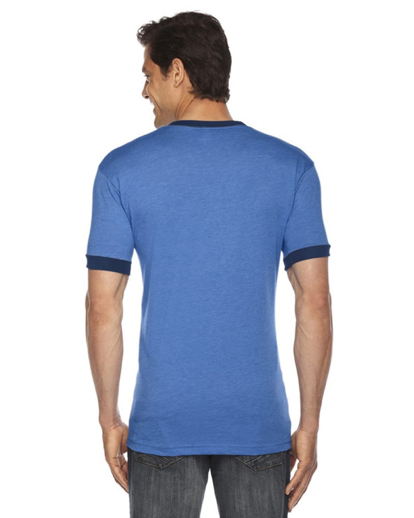 American Apparel BB410 - Unisex Poly-Cotton Short-Sleeve Ringer T-Shirt