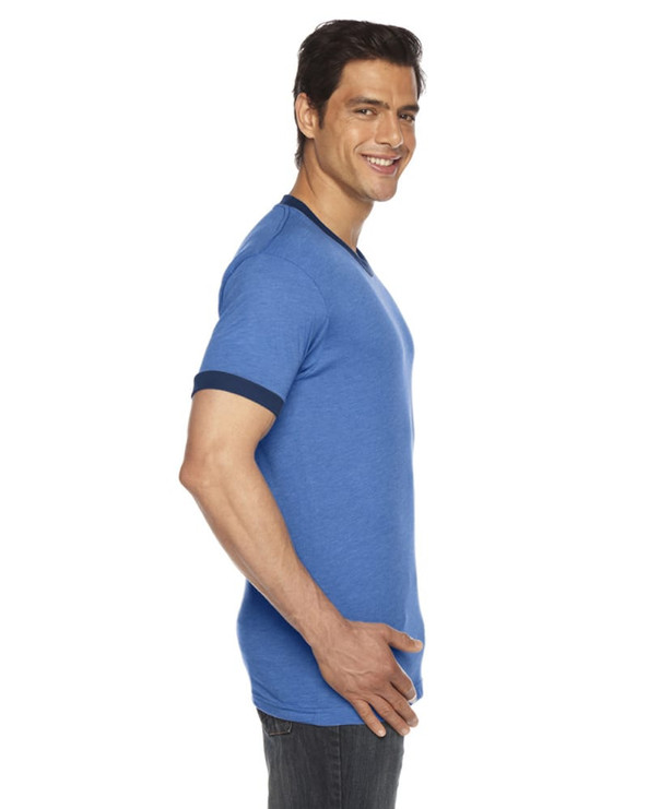 American Apparel BB410 - Unisex Poly-Cotton Short-Sleeve Ringer T-Shirt