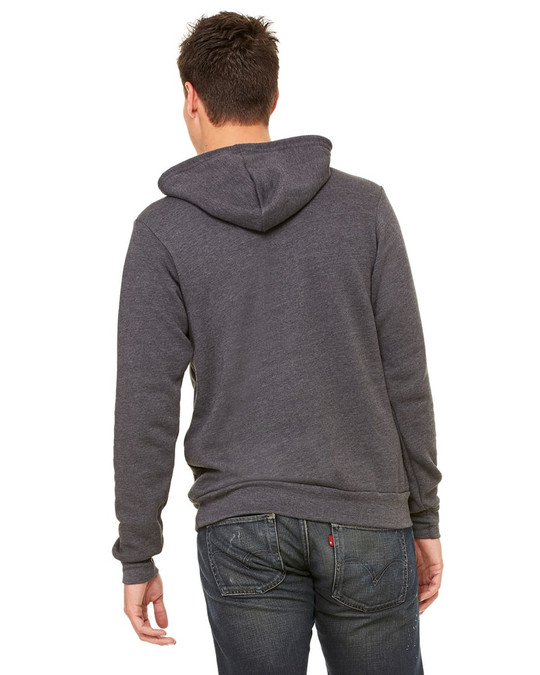 Bella+Canvas 3719 - Hoodie à capuche en molleton poly-coton
