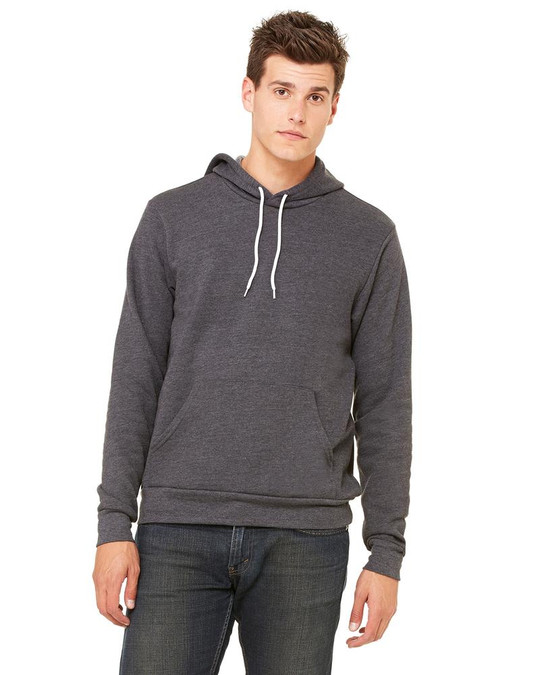 Bella+Canvas 3719 - Hoodie à capuche en molleton poly-coton