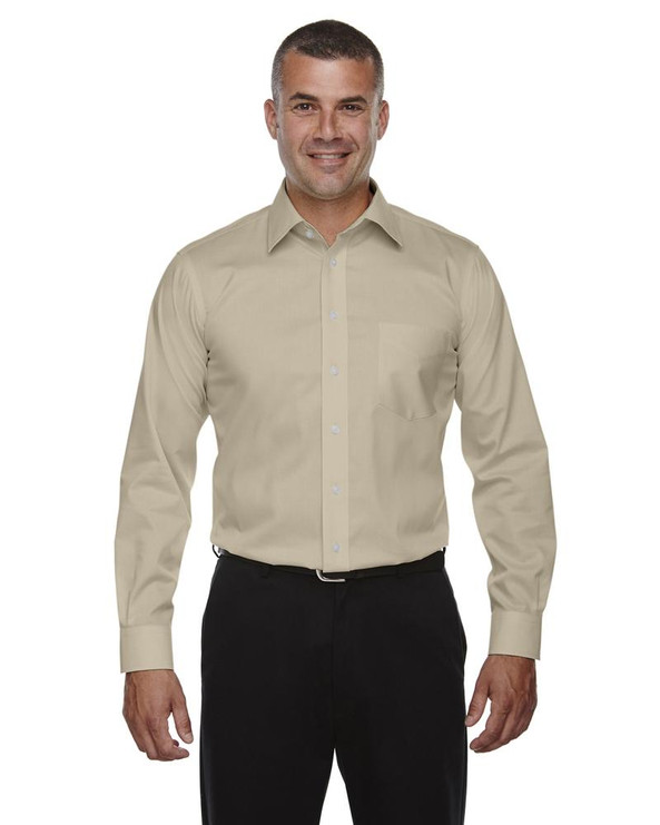 Devon & Jones DG530T - Men's Tall Crown Collection Solid Long-Sleeve Stretch Twill