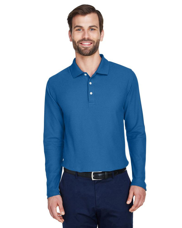 Devon & Jones DG170 - Men's DRYTEC20 Performance Long-Sleeve Polo