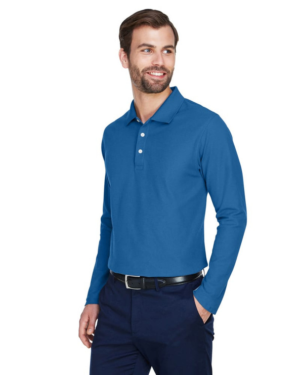 Devon & Jones DG170 - Men's DRYTEC20 Performance Long-Sleeve Polo