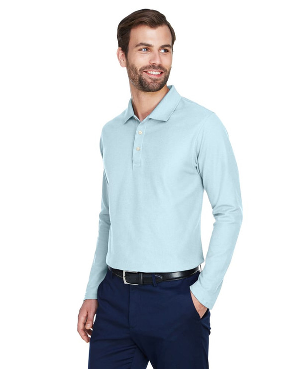 Devon & Jones DG170 - Men's DRYTEC20 Performance Long-Sleeve Polo