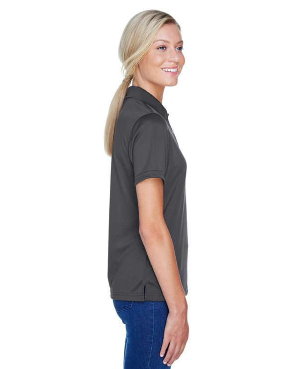 Harriton M345W - Ladies Advantage IL Snap Placket Performance Polo