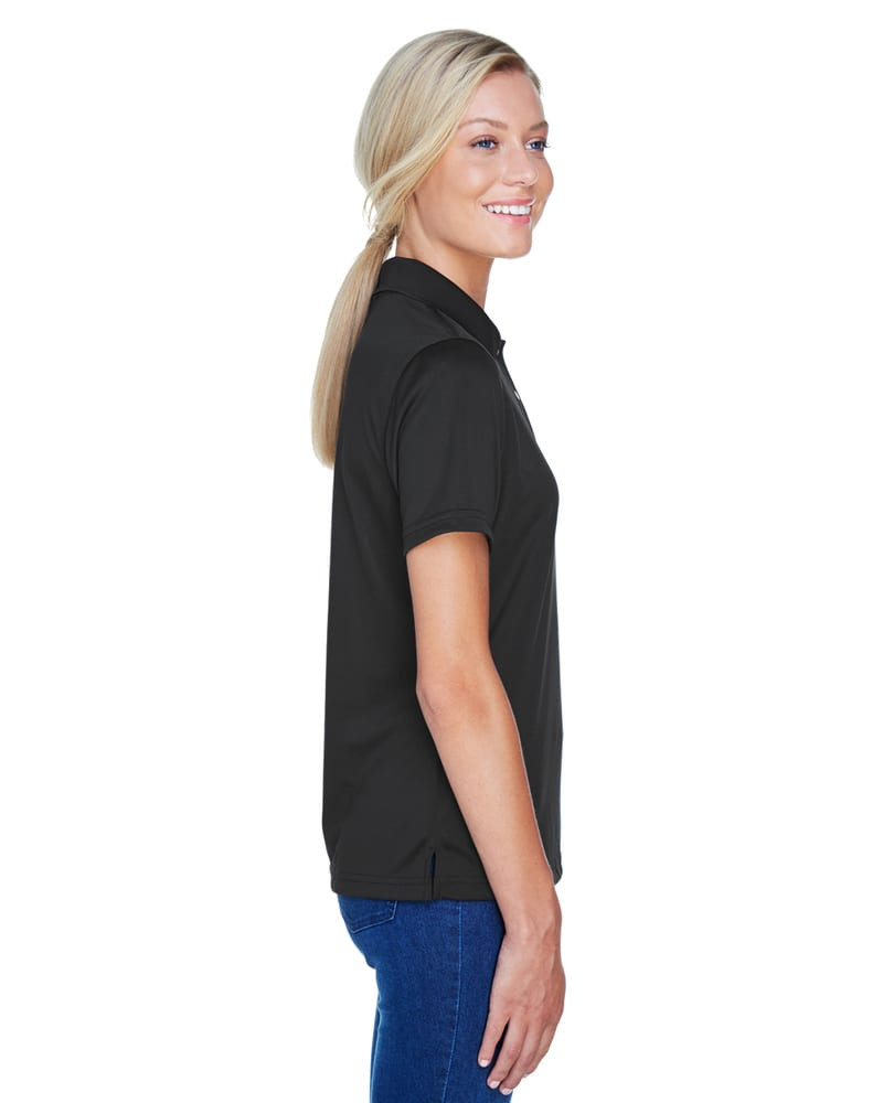 Harriton M345W - Polo de rendimiento con tapeta a presión Ladies Advantage IL