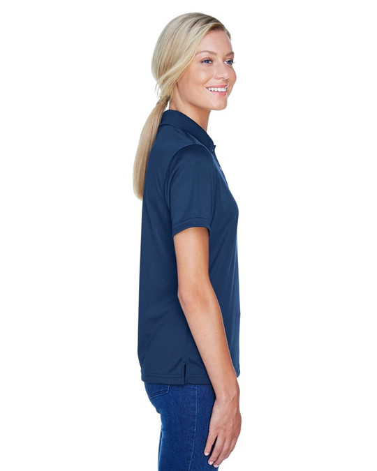 Harriton M345W - Ladies Advantage IL Snap Placket Performance Polo