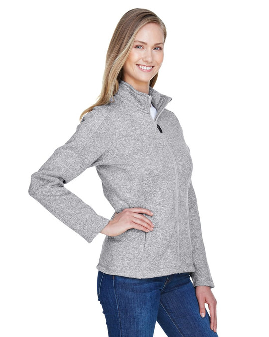 Devon & Jones DG793W - Veste en molleton à fermeture éclair complète pour dames Bristol
