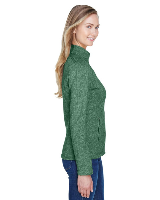 Devon & Jones DG793W - Chaqueta de forro polar con cremallera completa para damas Bristol