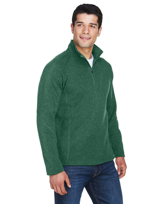 Devon & Jones DG792 - Suéter Bristol Fleece Half-Zip