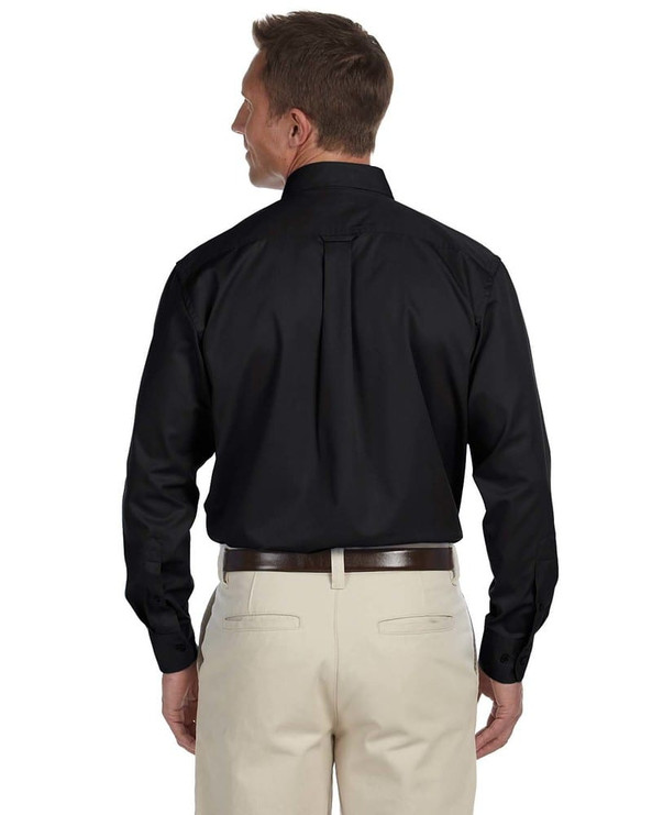 Harriton M500T - Men's Tall Easy Blend Long-Sleeve Twill