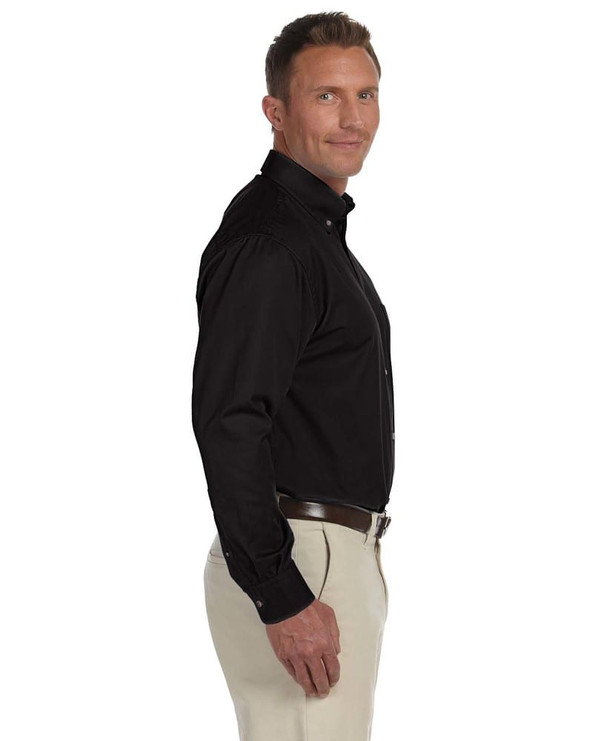 Harriton M500T - Men's Tall Easy Blend Long-Sleeve Twill