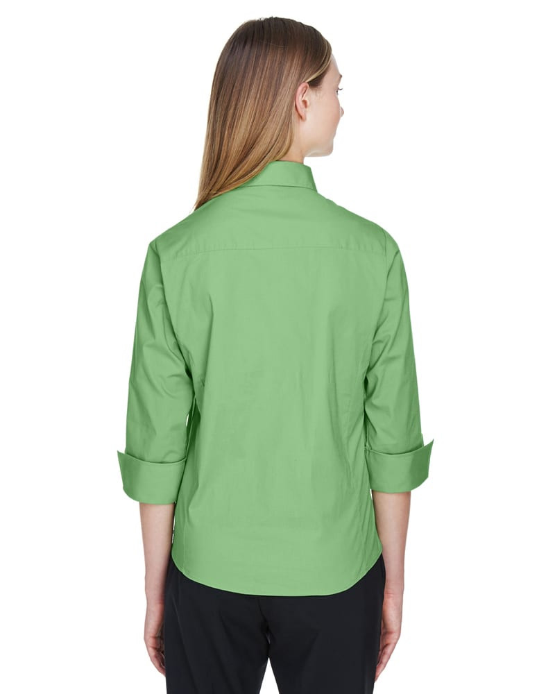 Devon & Jones DP625W - Ladies Three-Quarter Sleeve Stretch Poplin Blouse